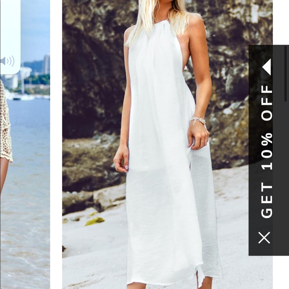 Cupshe white coverup